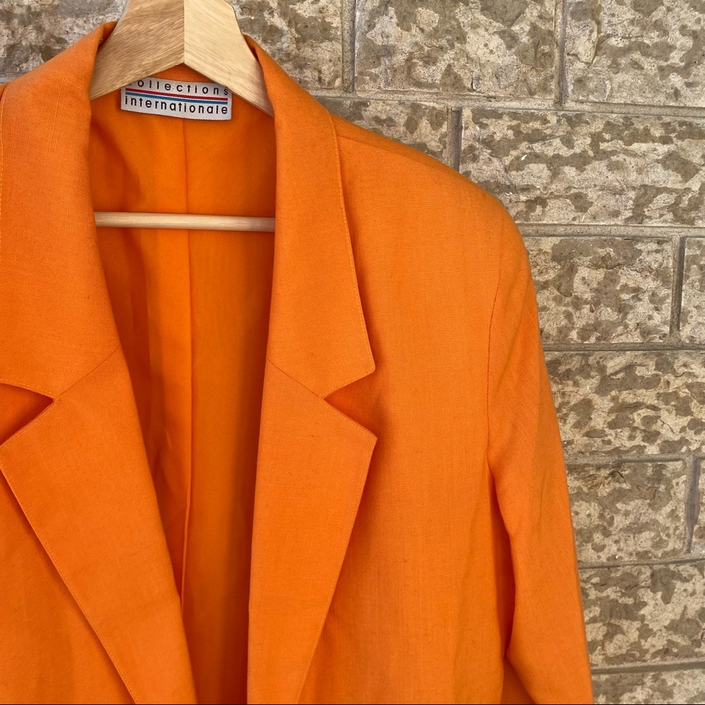 Vintage Orange Blazer